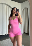 Leana Romper (pink)