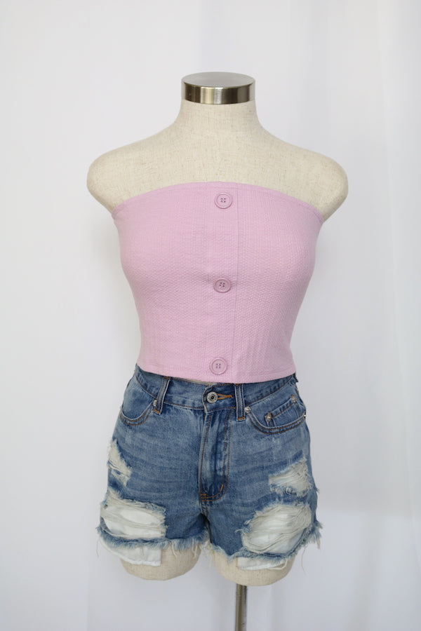 Marie Tube Top (Baby Pink)